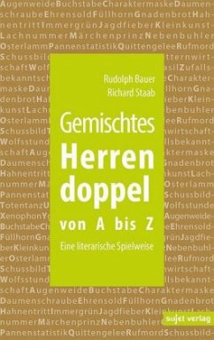 Cover von Gemischtes Herrendoppel von A bis Z – eine literarische Spielwiese
