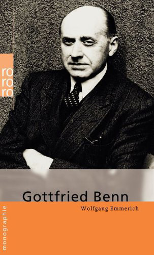 Buchcover Wolfgang Emmerich Gottfried Benn