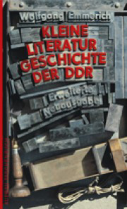 Buchcover Wolfgang Emmerich Kleine Literaturgeschichte der DDR