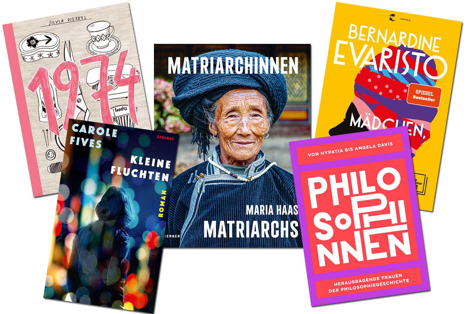 Buchcover Mädchen Frau etc. und andere Lesetipps zum 8. März