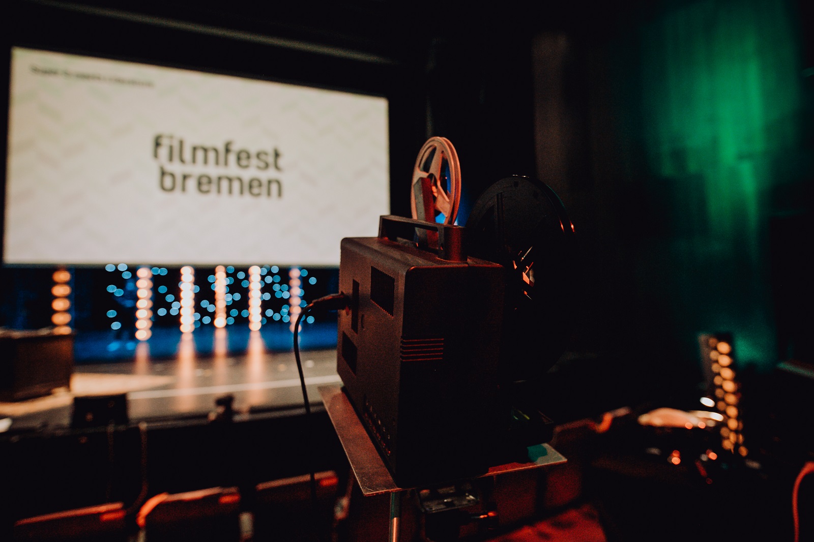 Filmprojektor beim Filmfest Bremen