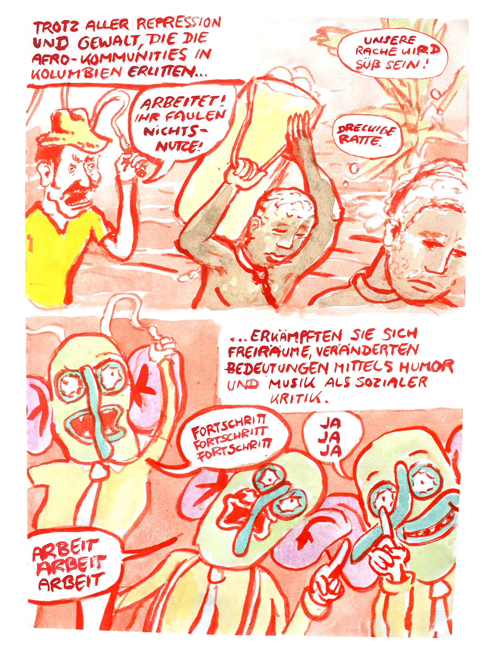 Seite 4 des Comics Lecciones Marimondeñas von Christian Diaz Orejarena