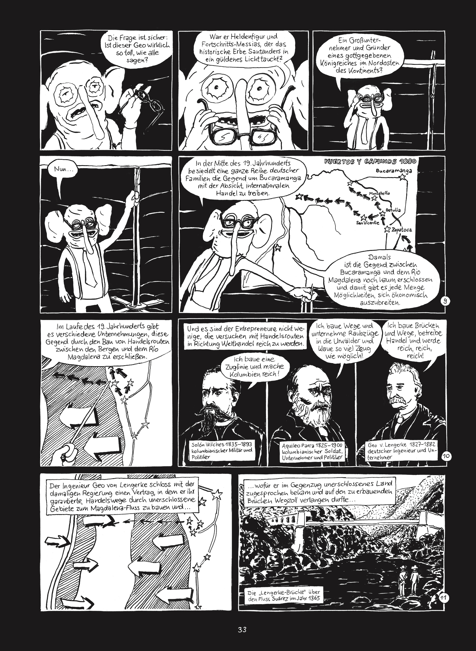 Seite 33 aus Diaz Orejarenas Comic "Otras Rayas"