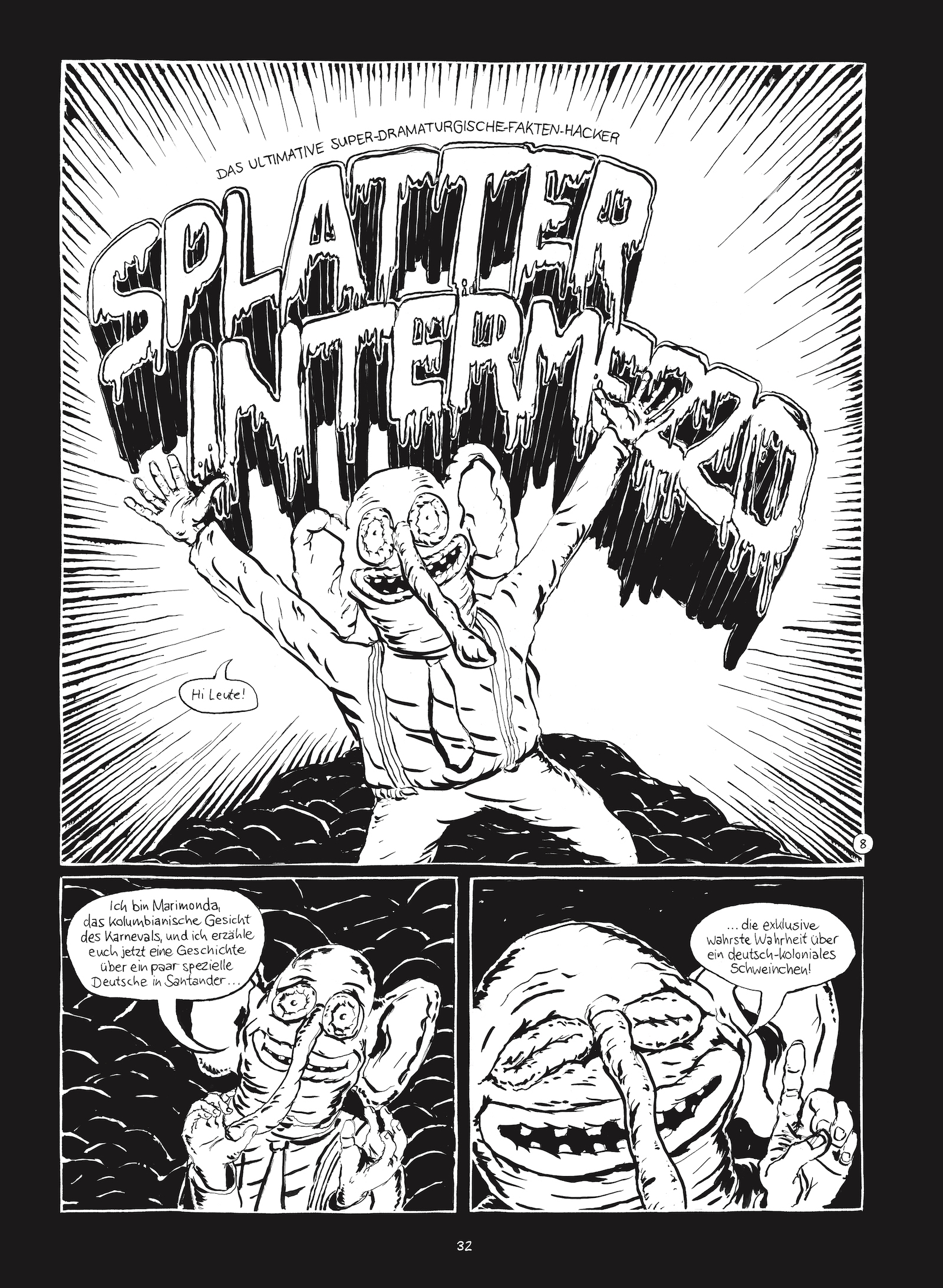 Seite 32 aus Diaz Orejarenas Comic "Otras Rayas"