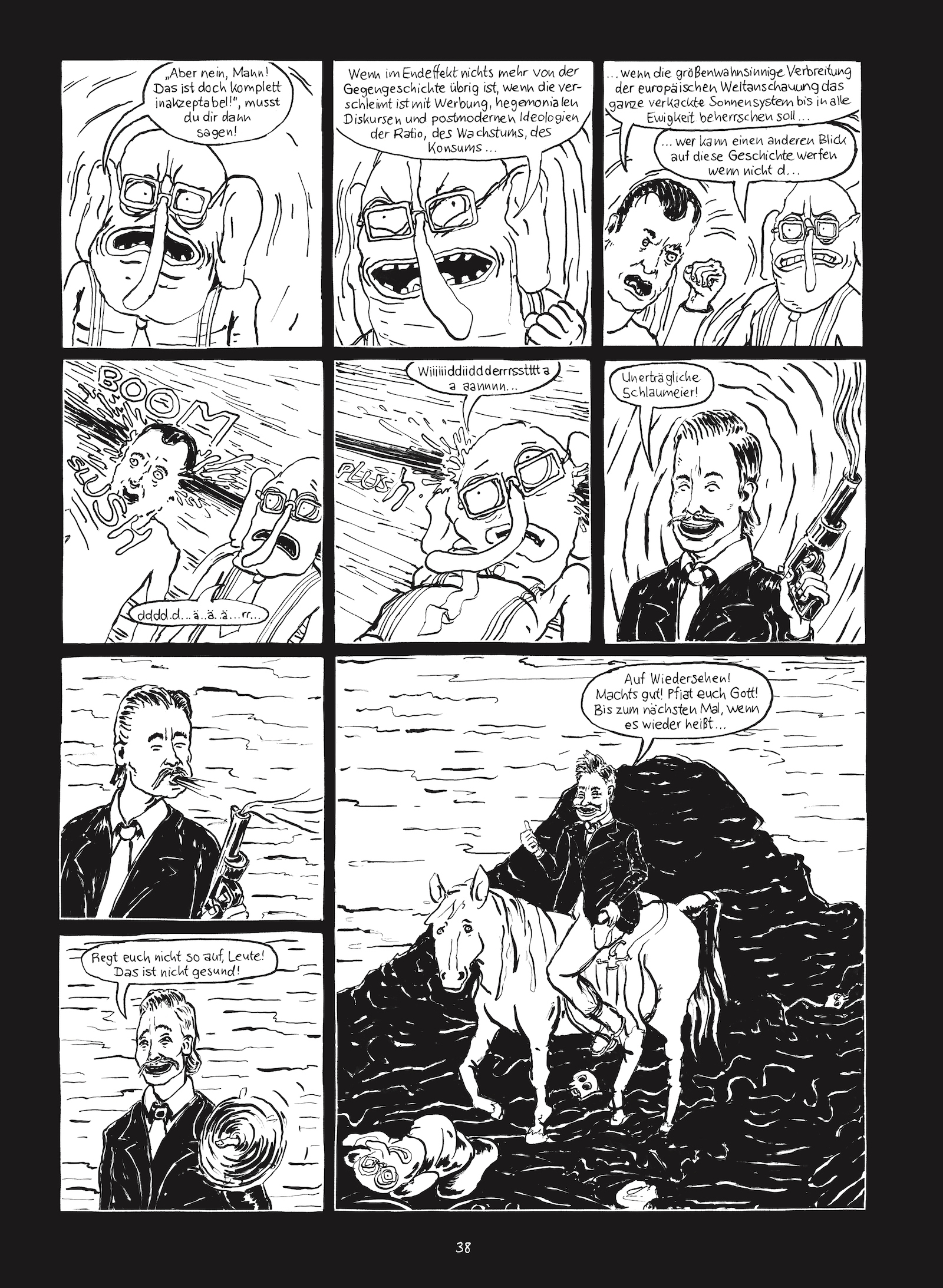 Seite 38 von Christian Diaz Orejarenas Comic "Otras Rayas"