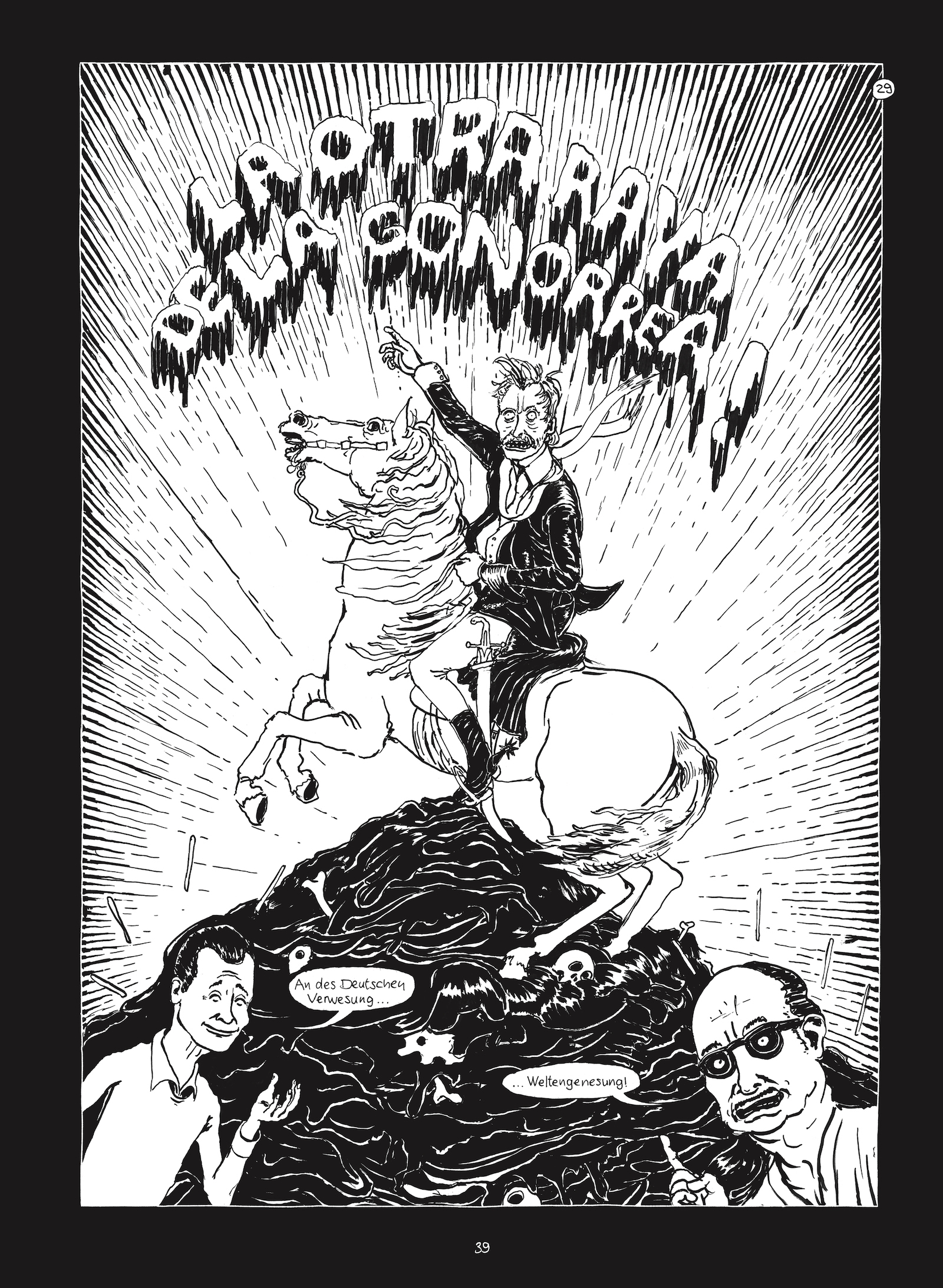 Seite 39 von Christian Diaz Orejarenas Comic "Otras Rayas"