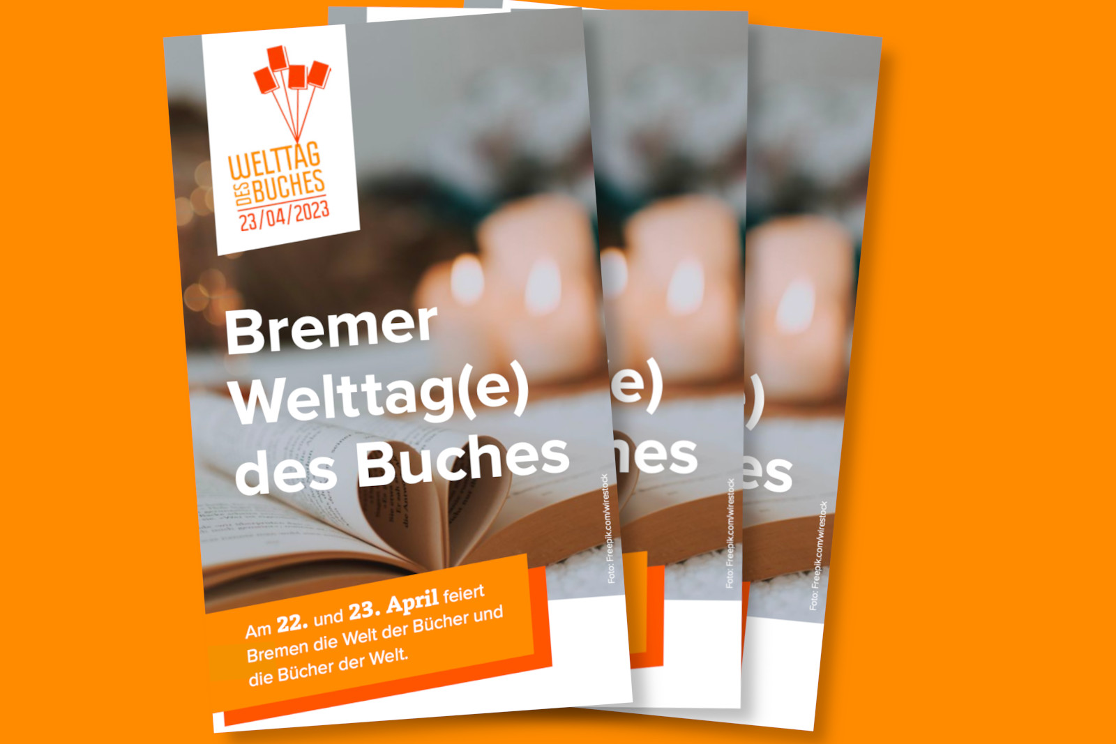 Welttag des Buches Flyer