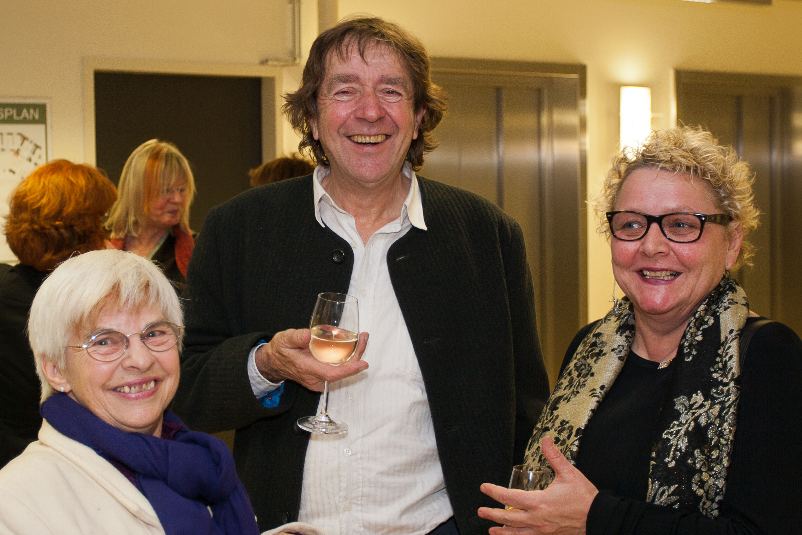 Gerda Gonsior, Rudolph Bauer und Birgid Hanke