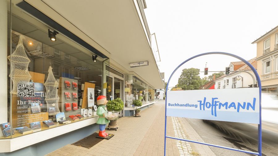 Buchhandlung Hoffmann von außen Foto der Buchhandlung Hoffmann