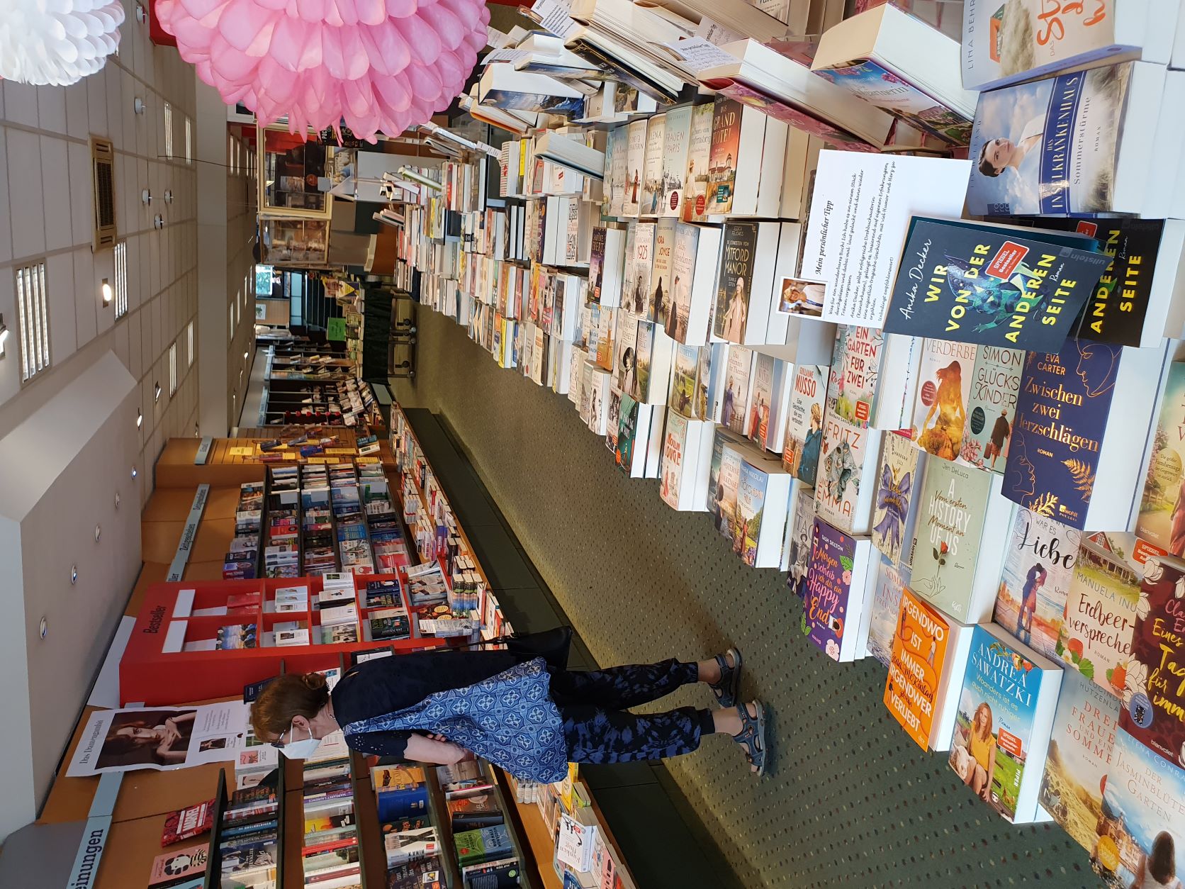 Innenansicht der Buchhandlung