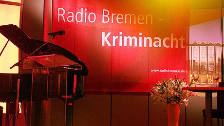 Bühnenbild der Radio Bremen Kriminacht