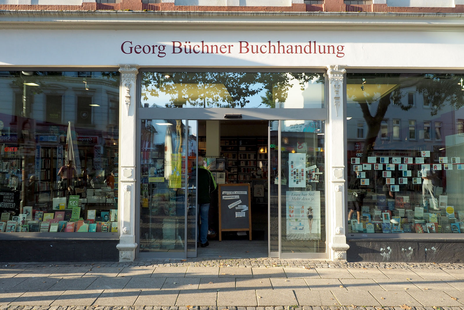 Meike Dannenberg in der Georg-Büchner-Buchhandlung