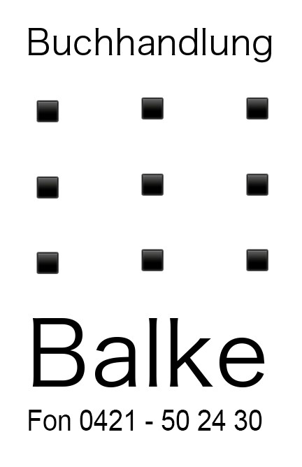 Logo der Buchhandlung Balke Logo der Buchhandlung Balke