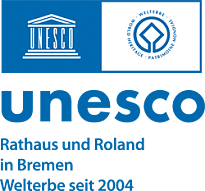 Logo Unesco Rathaus und Roland in Bremen