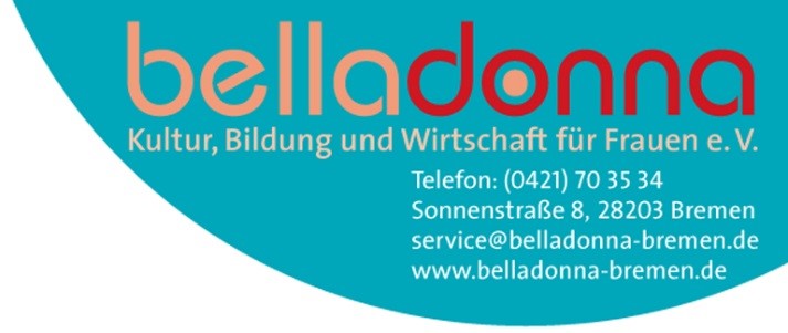 Logo des Vereins belladonna Logo des Vereins belladonna Kultur, Bildung und Wirtschaft für Frauen e.V.