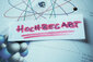 Notizzettel mit Aufschirft Hochbegabt