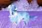 Ein blauer Hund