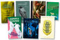 Sieben Cover von Büchern zum Thema Verwandlung