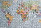 Weltkarte als Puzzle