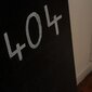 Foto einer Tafel, auf der 404 steht