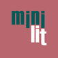 Logo von MiniLit mit Hintergrund in Altrosa