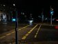 Grünes Licht, Ampel bei Nacht