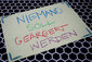Plakat mit dem Spruch "Niemand soll geärgert werden"