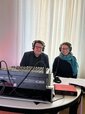 Hubertus Hess-Grunewald und Valentina Rojas Loa im Studio