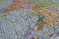 Asien im Puzzle der Weltkarte