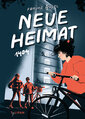 Das Cover von "Neue Heimat 1404" zeigt ein Kind auf einem Fahrrad vor einem Hochhaus.