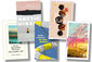 Die Collage zeigt die Coverbilder von fünf Romanen.