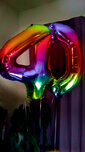 Luftballons aus der Zahl 40