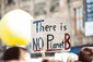 Demo-Plakat mit dem Spruch "There ist NO Planet B"