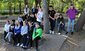 Klasse 9c der Oberschule bei einem Gruppenbild